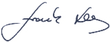 Unterschrift Frank F. A. Drees